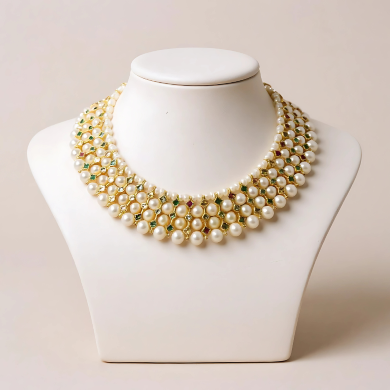 Pearls Choker Set