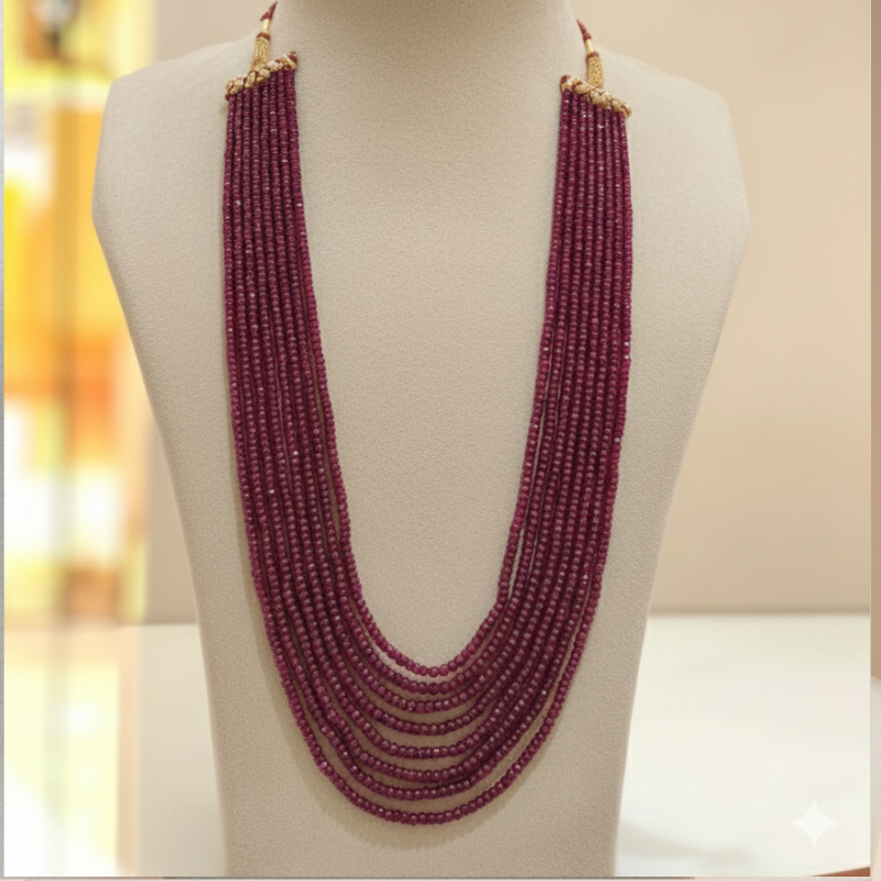 Ruby Beads Mala