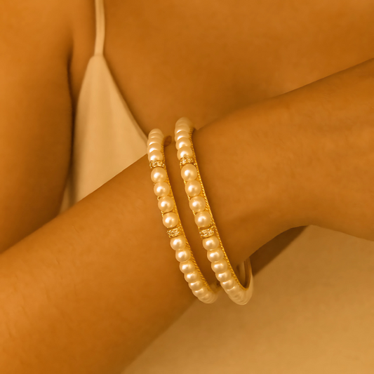 Classic Pearl Bangle – Regal Finish