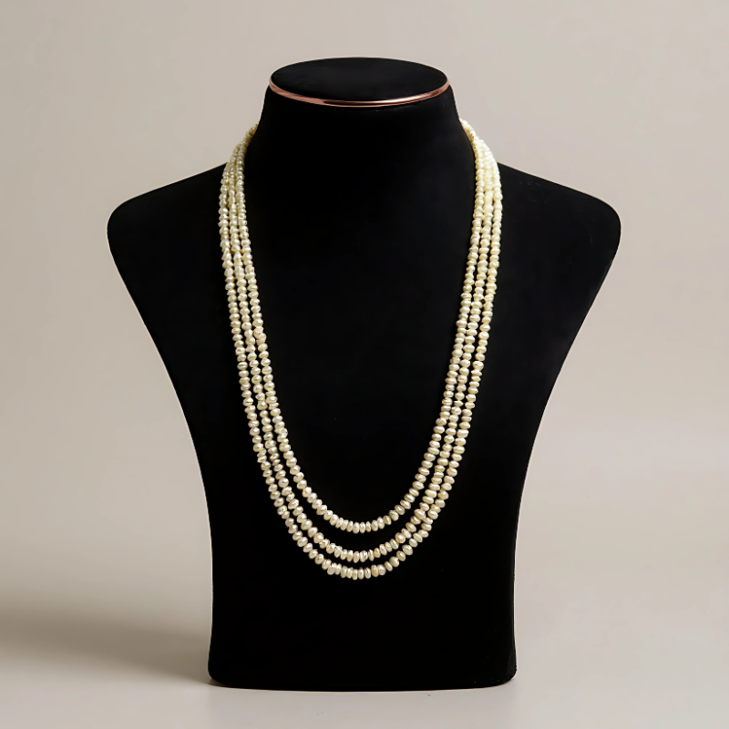 KC Pearls 3 Lines Mala