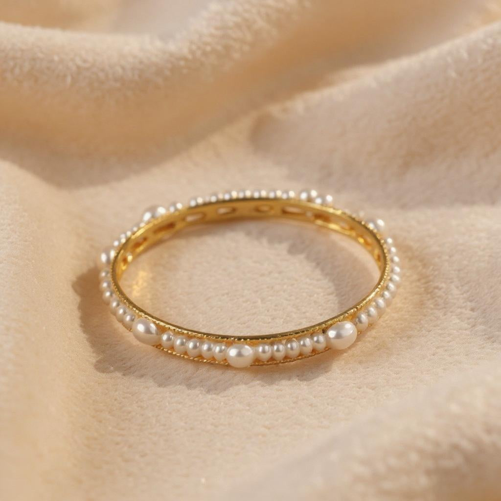 Heritage Pearl Bangle – Regal Design