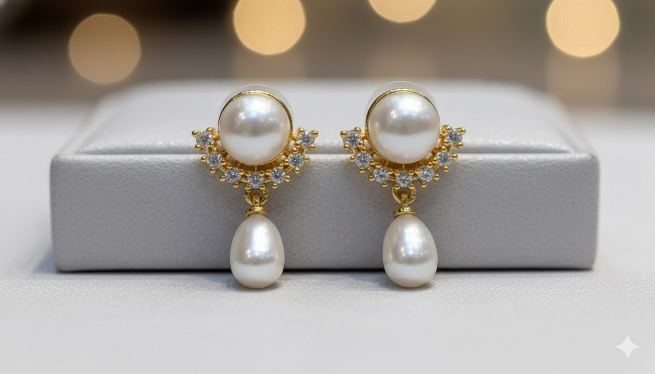 Aurora Crown Pearl Drops