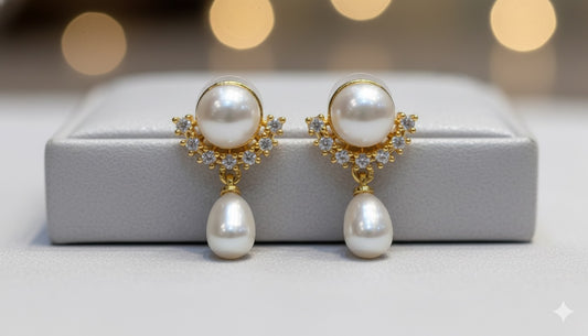 Aurora Crown Pearl Drops