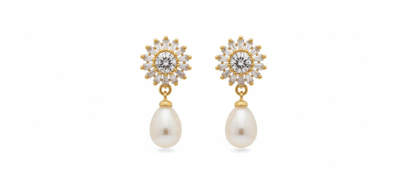 Surya Pearl Danglers