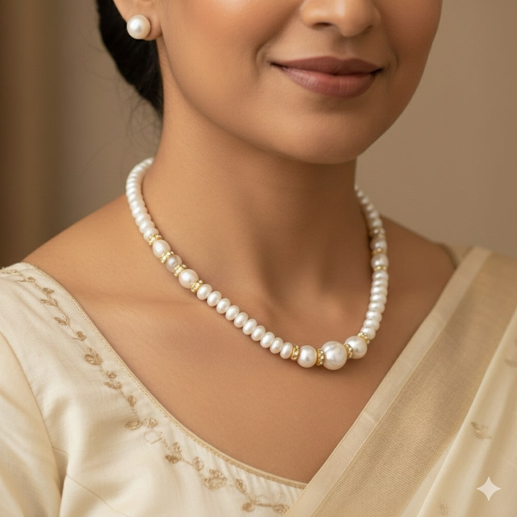 Royal Radiance Pearl Mala