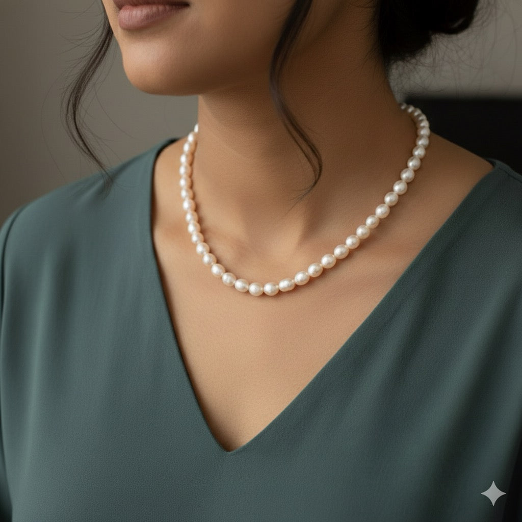 The Essential White Pearl Mala