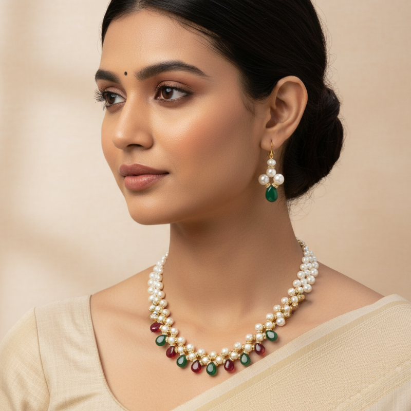 Royal Trine Pearl Set