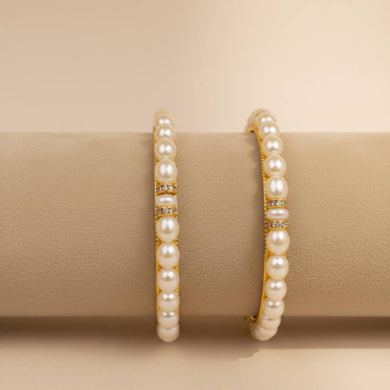 Heritage Rice Pearl Bangle – Signature Style