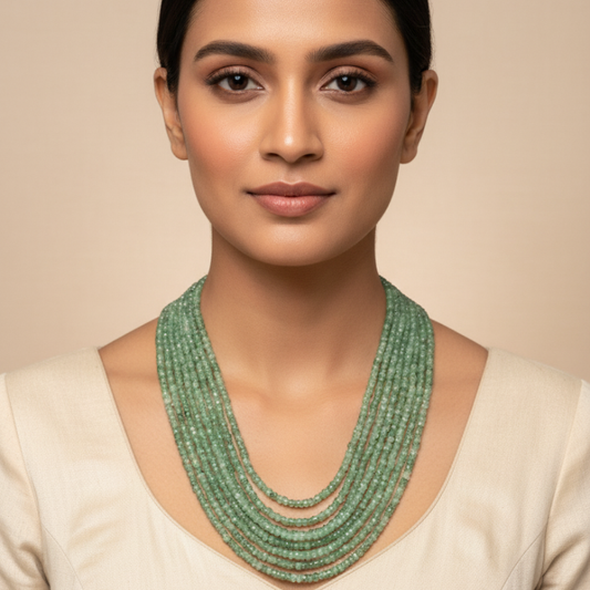 Green Harmony Multi Stand Mala