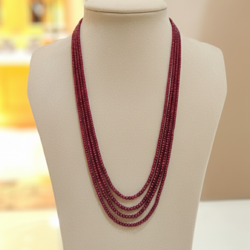 Ruby Beads Mala
