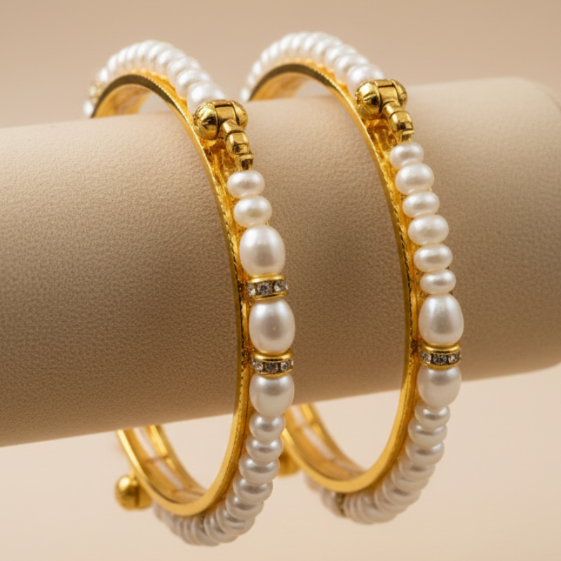 Royal Pearl Bangle – Distinctive Design
