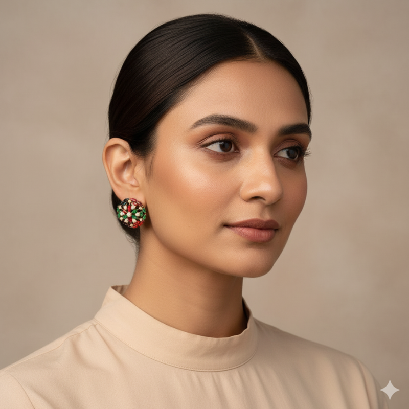 Pearls With Pendant 5 Lines  Set