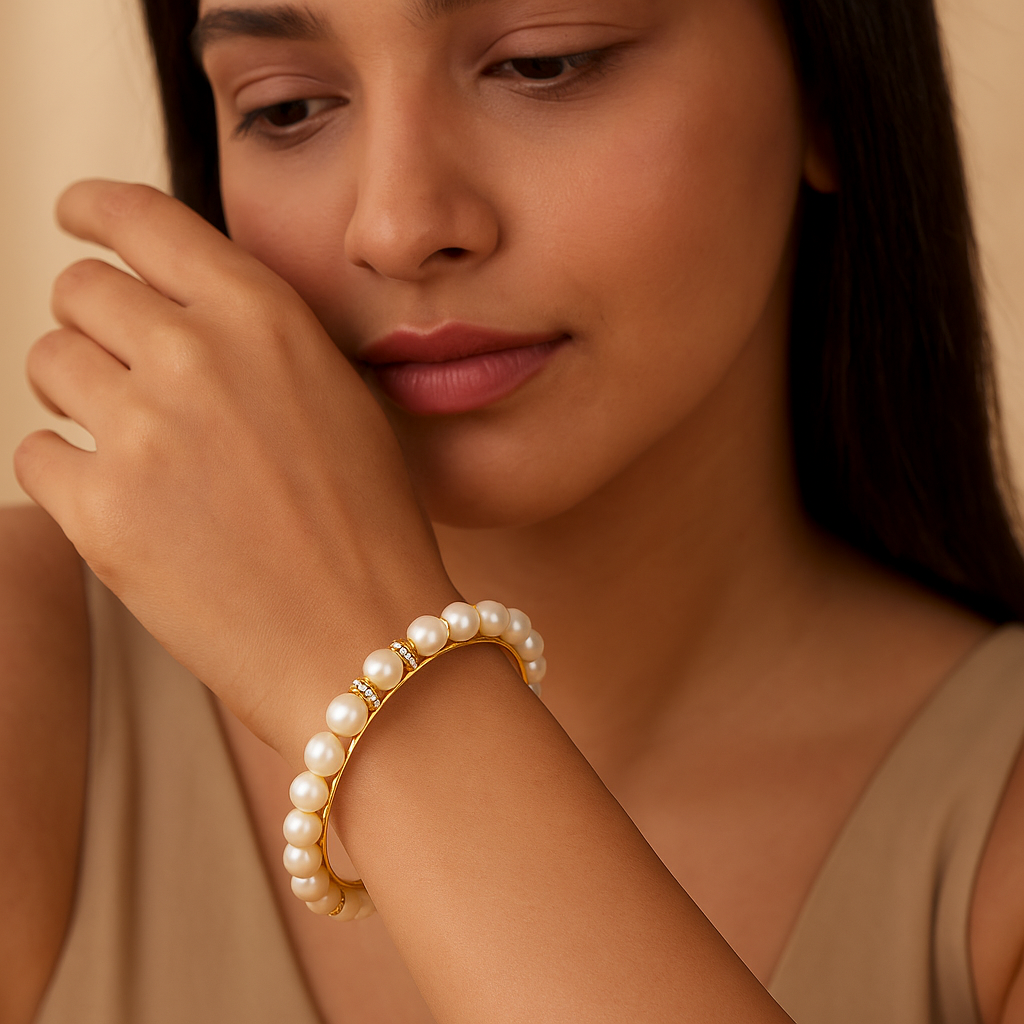 Heritage Rice Pearl Bracelet – Eternal Finish