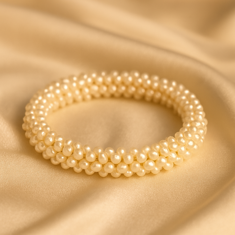 Motiya-Round Pearl Bangle