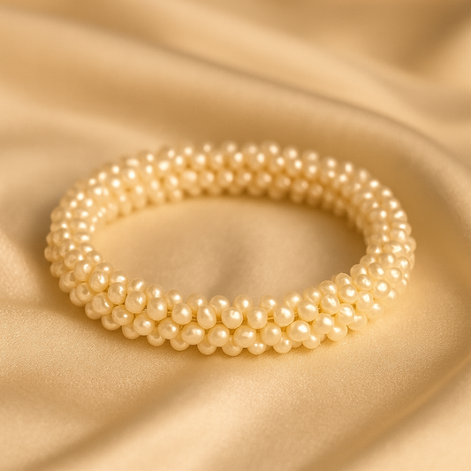 Motiya-Round Pearl Bangle