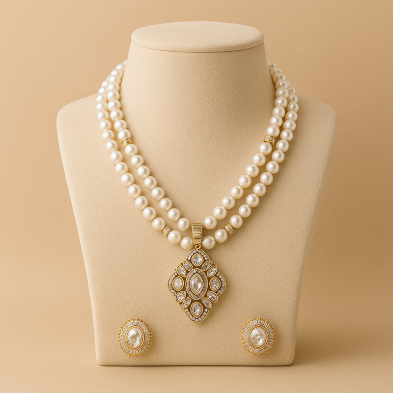 Gul Pearl Pendant Set