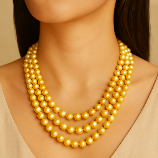 Culture pearls Mala 3 LINES