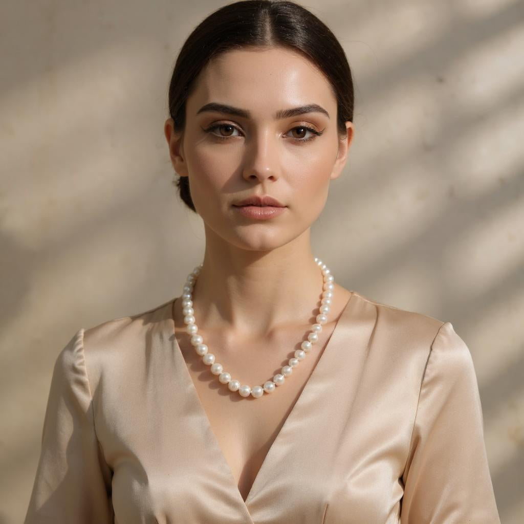 Classic Round Knot Single Line Mala