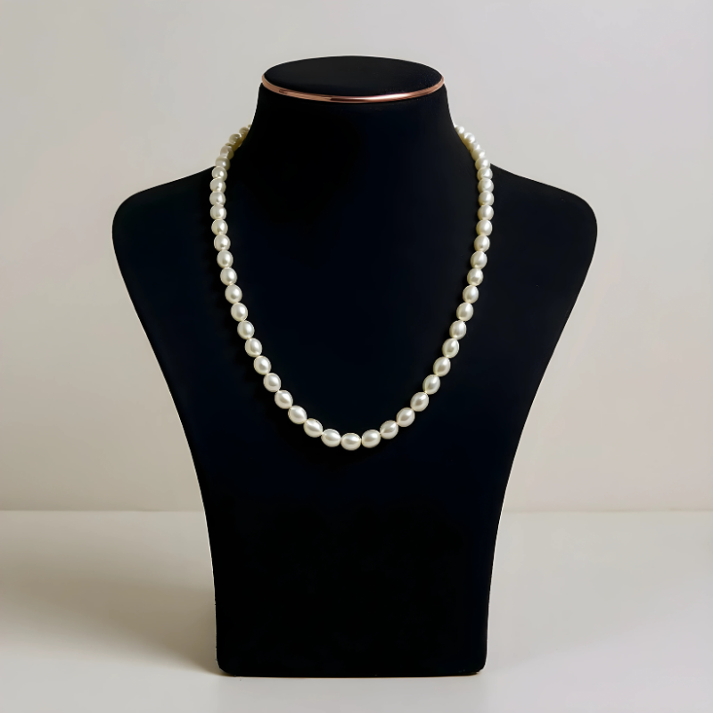 Ekam Sutra- Rice Pearl Mala