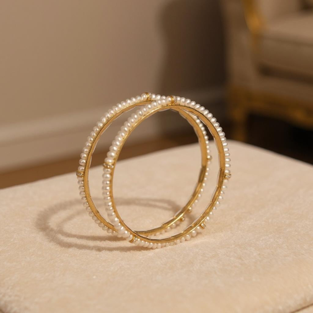 Classic Pearl Bangle – Regal Finish