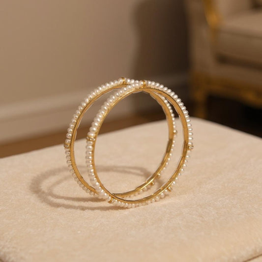 Classic Pearl Bangle – Regal Finish