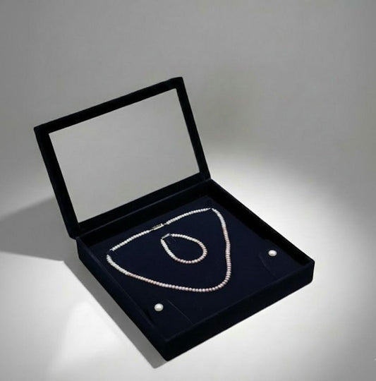 Blush and Ivory Pearl Ensemble Gift Box