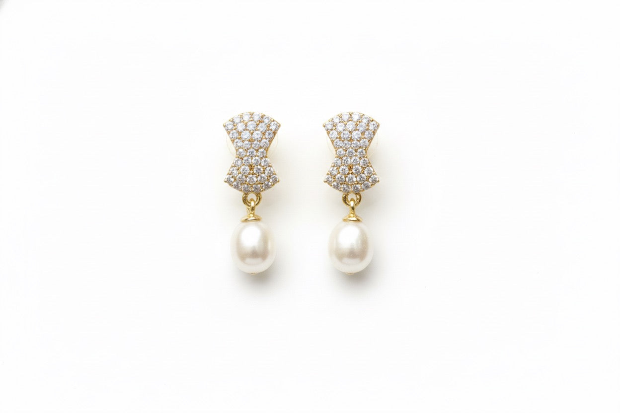 Shringar Pearl Drop Earrings