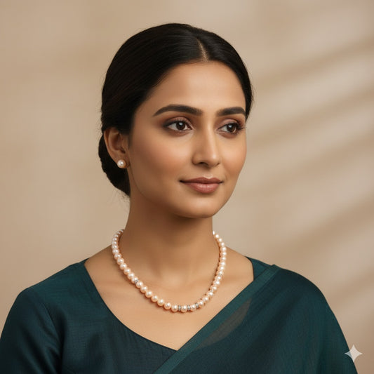 The Pave Accent Pearl Mal