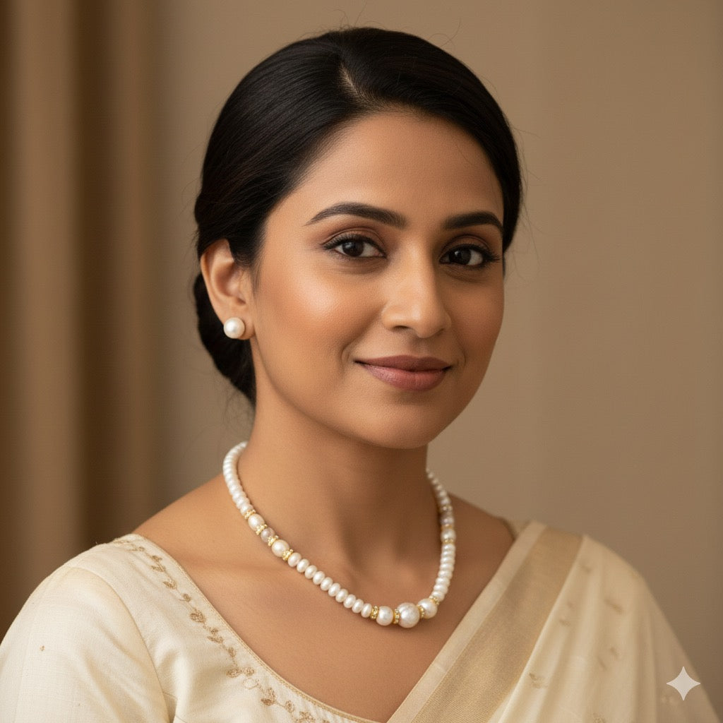 Royal Radiance Pearl Mala