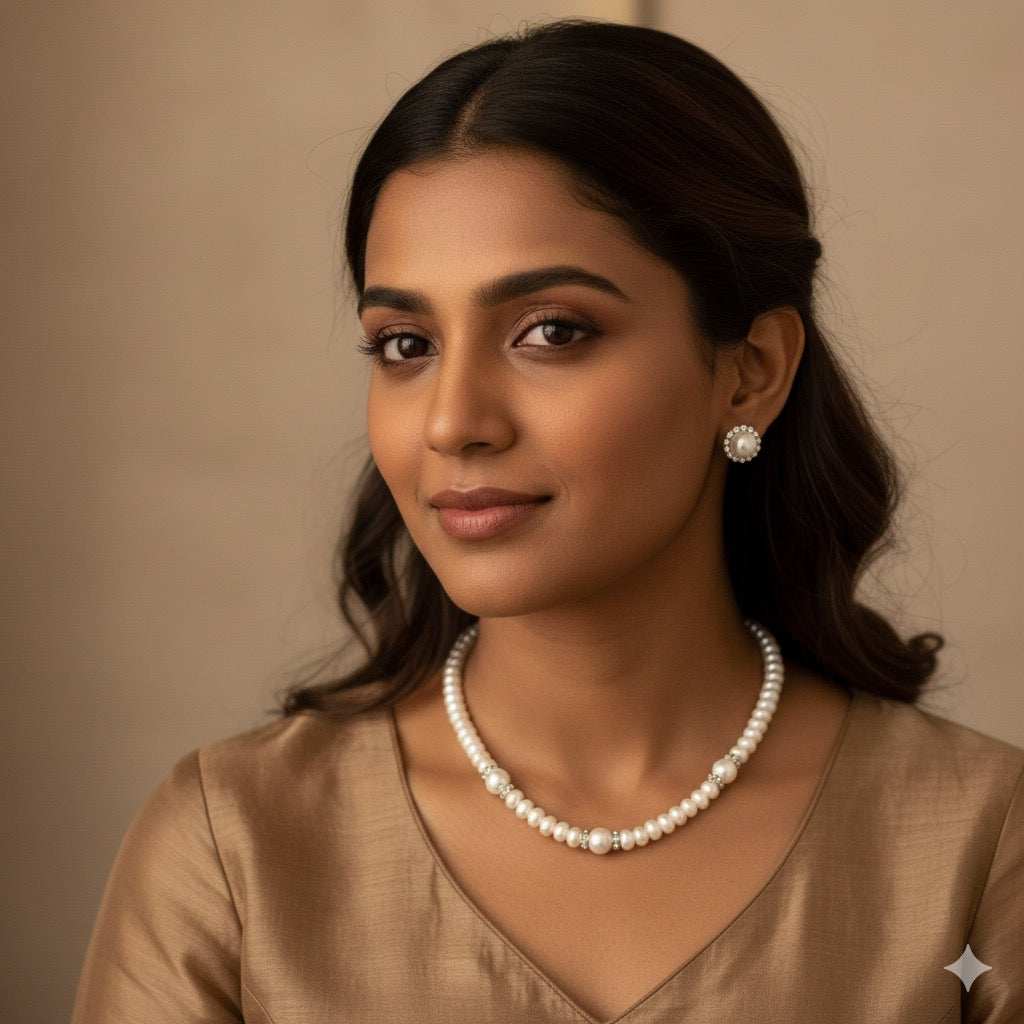 Luminous Halo Pearl Strand