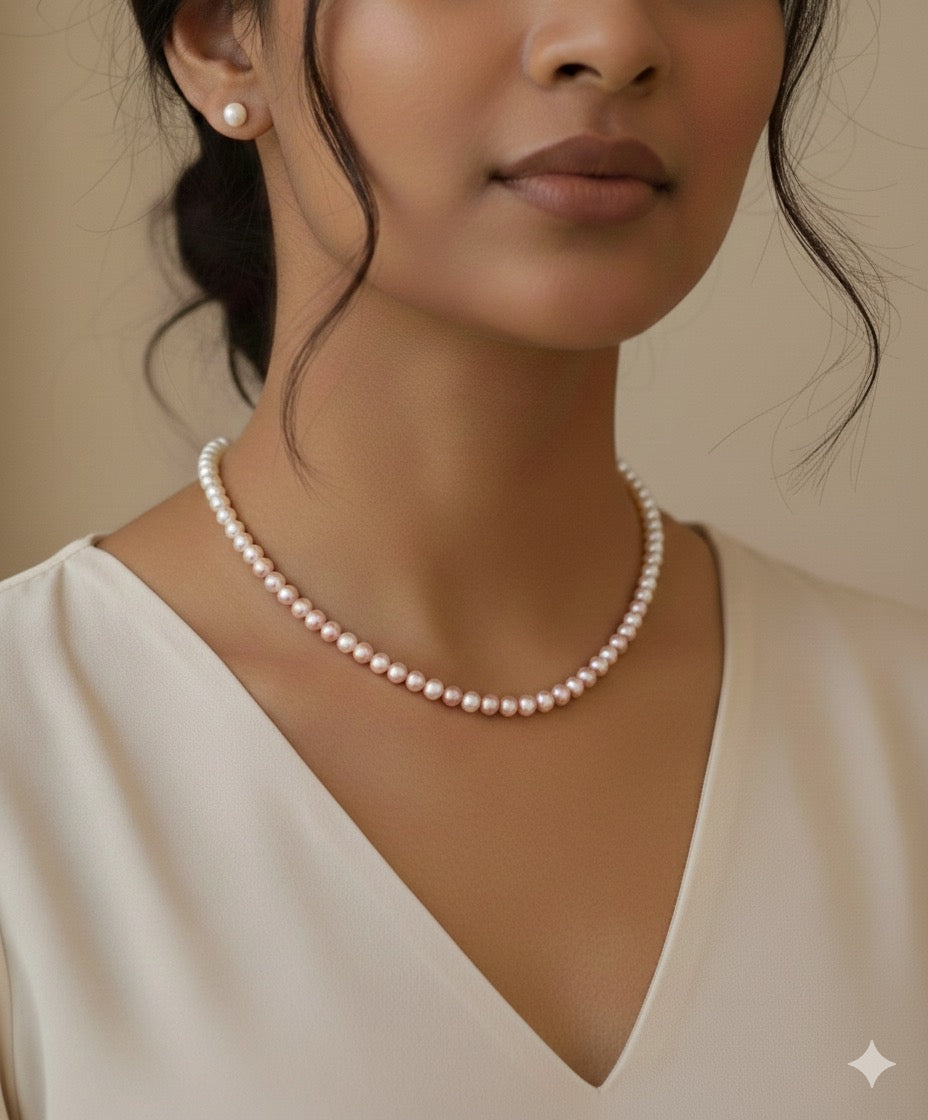 Blush & Ivory Harmony Mala