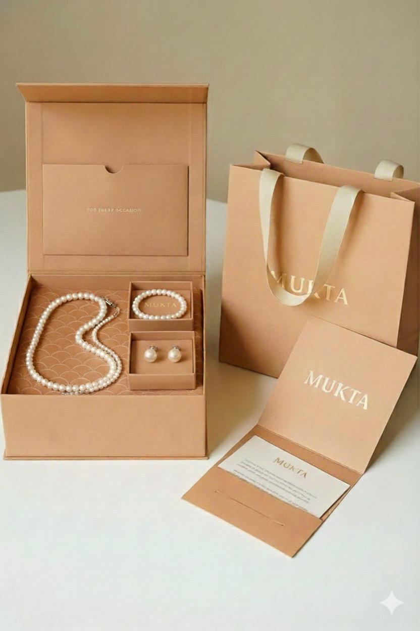 Freshwater Rice Pearls Gift Box