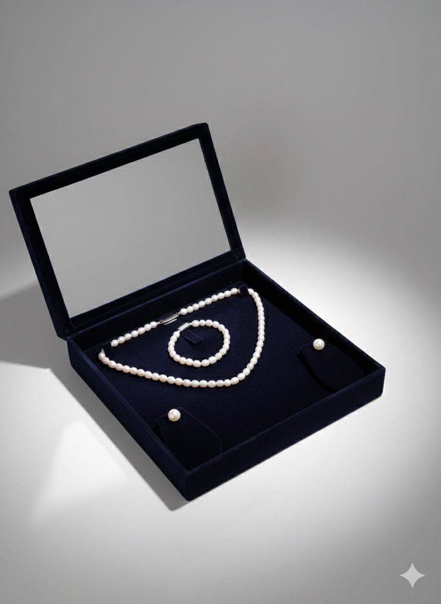 Freshwater Rice Pearls Gift Box