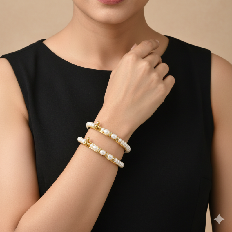 Royal Pearl Bangle – Distinctive Design