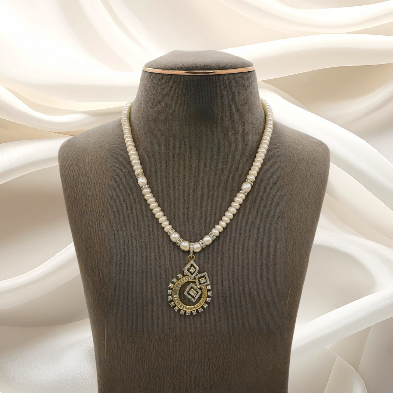 Heritage Pearl Pendant Set – One Line