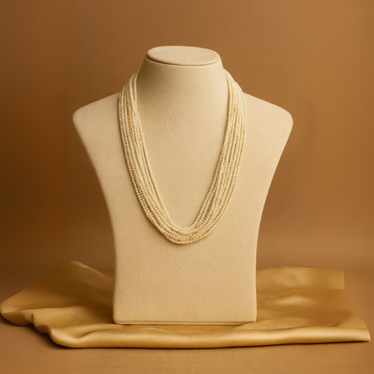 Khaka Pearls 10 Lines Mala