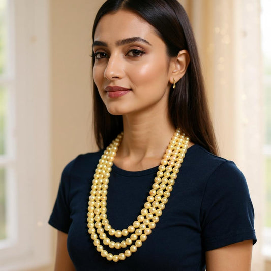 Culture pearls Mala 3 LINES