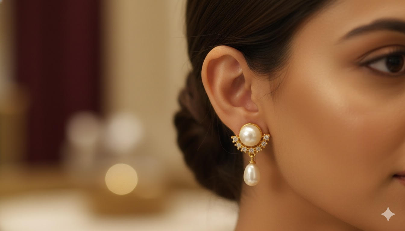 Aurora Crown Pearl Drops